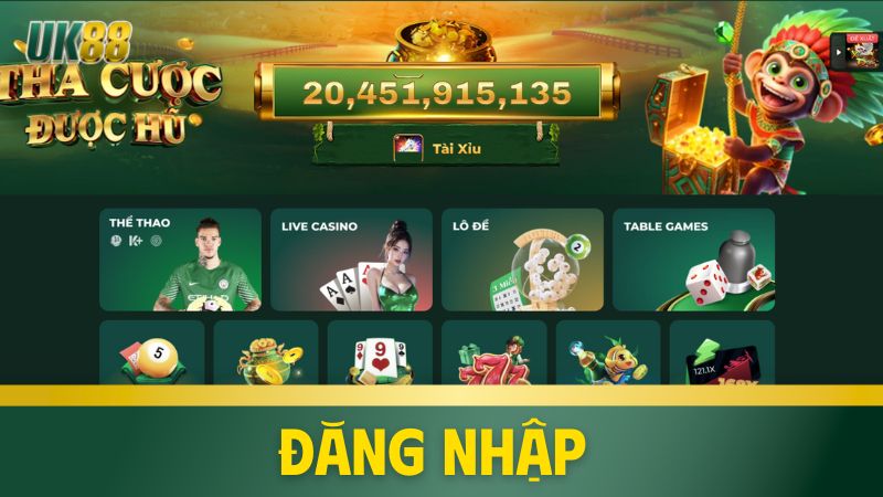 Cách Đăng Nhập UK88 Trên Máy Tính & Điện Thoại Cực Dễ 1 Đăng nhập uk88